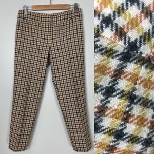 Talbots Plaid Tartan Wool Pants, 6 Petite